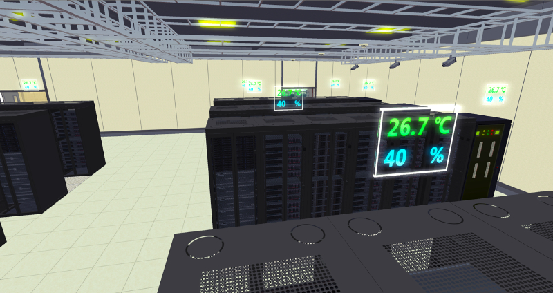 弱电机房3D可视化环境监控系统