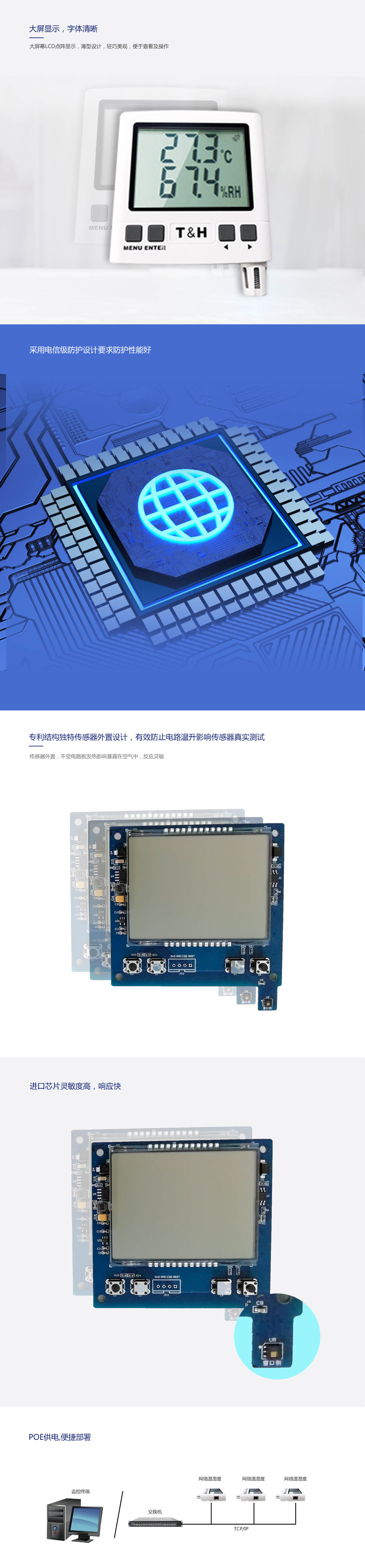 IP网络型温湿度传感器